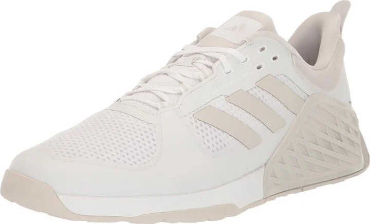 adidas unisex-adult Dropset 2 White/Linen Green/Silver Pebble 8.5