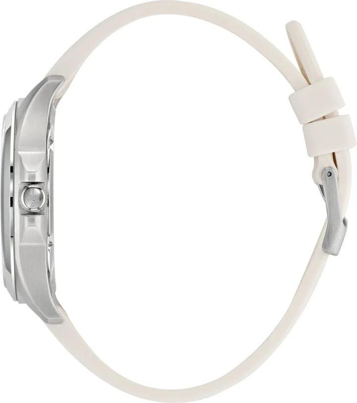 adidas Unisex Analog White Silicone Watch, 40mm - Image 3