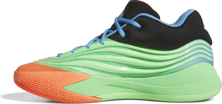 Lime Burst/Signal Coral/Blue Burst