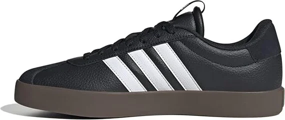 adidas VL Court 3.0 Men's Shoes Black/White/Gum : 13 D - Medium, Leather - Image 5