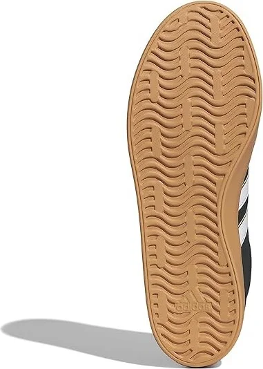 adidas VL Court 3.0 Men's Shoes Black/White/Team Victory Red : 12 D - Medium, Leather - Image 3