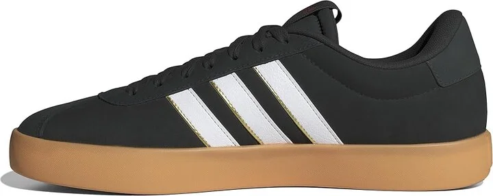 adidas VL Court 3.0 Men's Shoes Black/White/Team Victory Red : 12 D - Medium, Leather - Image 5