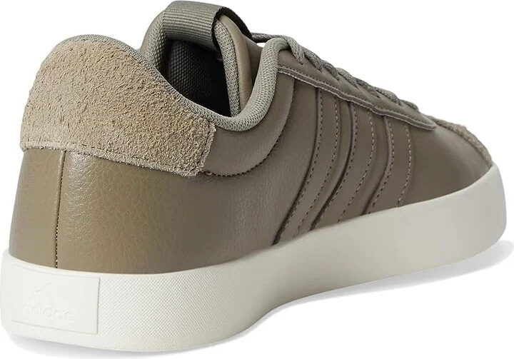 adidas VL Court 3.0 Men's Shoes Clay/Clay/Black : 13 D - Medium, Leather - Image 4