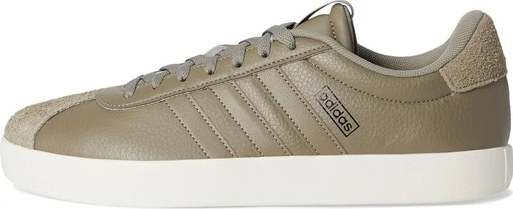 adidas VL Court 3.0 Men's Shoes Clay/Clay/Black : 13 D - Medium, Leather - Image 6