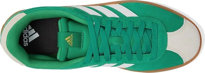 adidas VL Court 3.0 Men's Shoes Court Green/White/Alumina : 10.5 D - Medium, Leather - Image 2