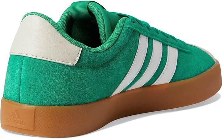 adidas VL Court 3.0 Men's Shoes Court Green/White/Alumina : 10.5 D - Medium, Leather - Image 4