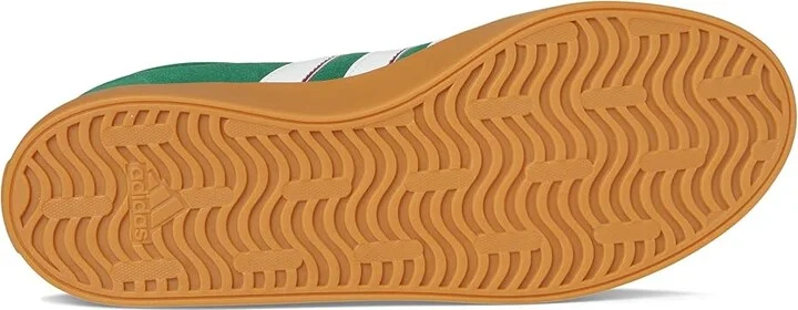 adidas VL Court 3.0 Men's Shoes Dark Green/White/Collegiate Burgundy : 13 D - Medium, Leather - Image 3
