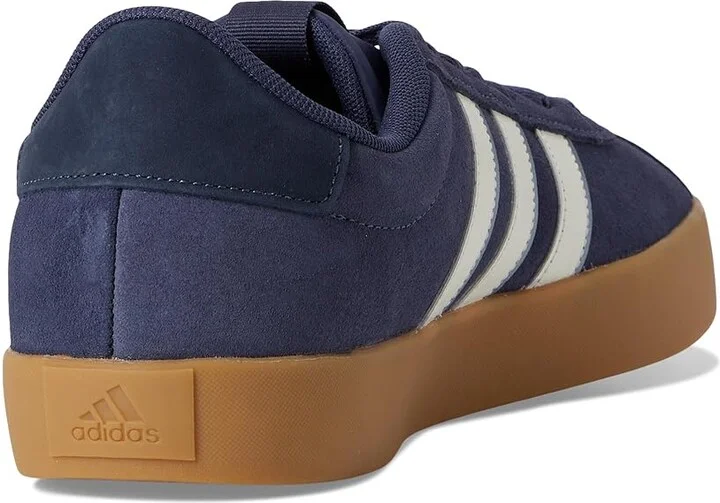 adidas VL Court 3.0 Men's Shoes Shadow Navy/Off-White/Ink : 12.5 D - Medium, Leather - Image 4
