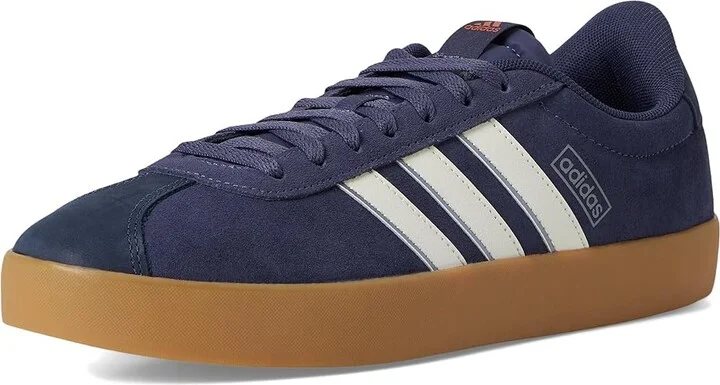 adidas VL Court 3.0 Men's Shoes Shadow Navy/Off-White/Ink : 12.5 D - Medium, Leather - Image 5