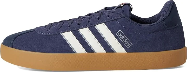 adidas VL Court 3.0 Men's Shoes Shadow Navy/Off-White/Ink : 12.5 D - Medium, Leather - Image 6