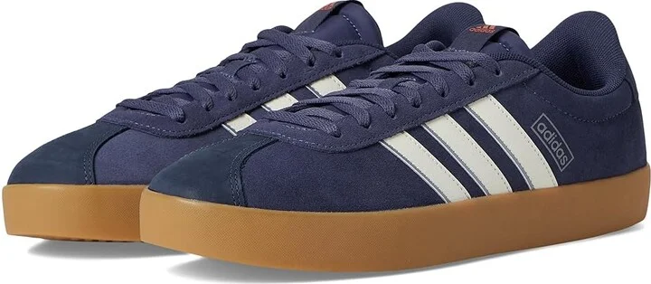 adidas VL Court 3.0 Men's Shoes Shadow Navy/Off-White/Ink : 12.5 D - Medium, Leather