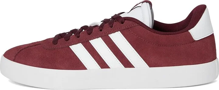 adidas VL Court 3.0 Men's Shoes Shadow Red/White/Shadow Red : 13 D - Medium, Leather - Image 6