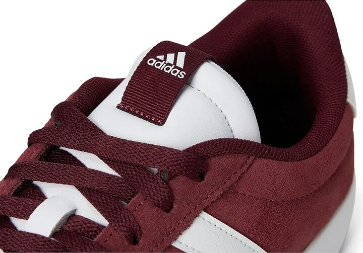 adidas VL Court 3.0 Men's Shoes Shadow Red/White/Shadow Red : 13 D - Medium, Leather - Image 7