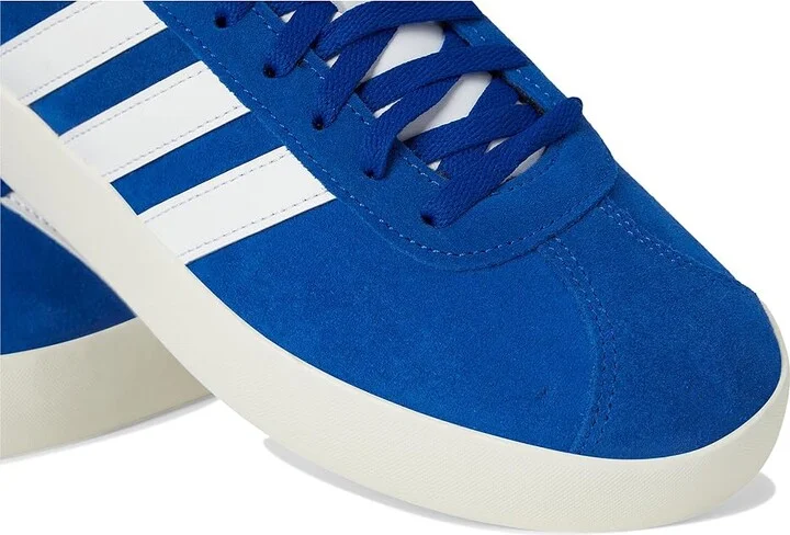 adidas VL Court 3.0 Men's Shoes Team Royal Blue/White/Off-White : 12 D - Medium, Leather - Image 7