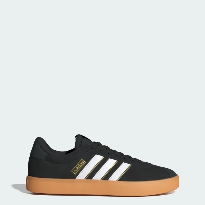 adidas VL Court 3.0 Shoes Core Black M 7 / W 8 Mens