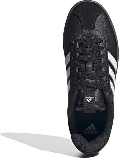 adidas VL Court 3.0 Women's Shoes Black/White/Gum : 5.5 B - Medium, Leather - Image 2