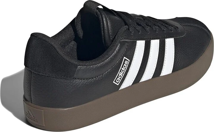 adidas VL Court 3.0 Women's Shoes Black/White/Gum : 5.5 B - Medium, Leather - Image 4