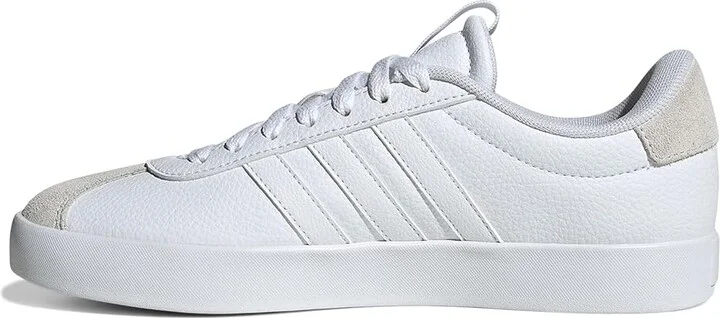 adidas VL Court 3.0 Women's Shoes White/White/Grey : 8 B - Medium, Leather - Image 5