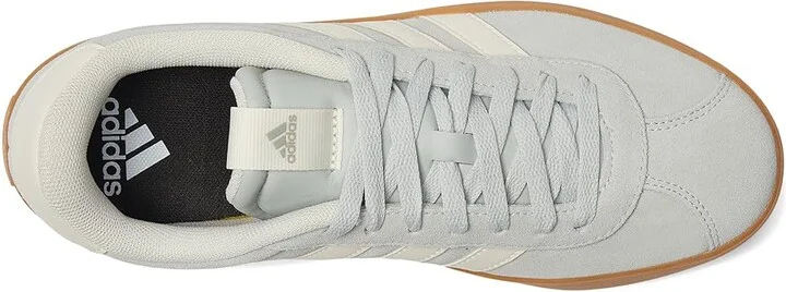 adidas VL Court 3.0 Women's Shoes Wonder Silver/Off-White/Gum : 8 B - Medium, Leather - Image 2