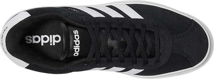 adidas VL Court Bold Women's Tennis Shoes Black/White/White : 6 B - Medium - Image 2