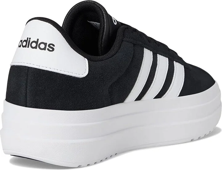 adidas VL Court Bold Women's Tennis Shoes Black/White/White : 6 B - Medium - Image 4