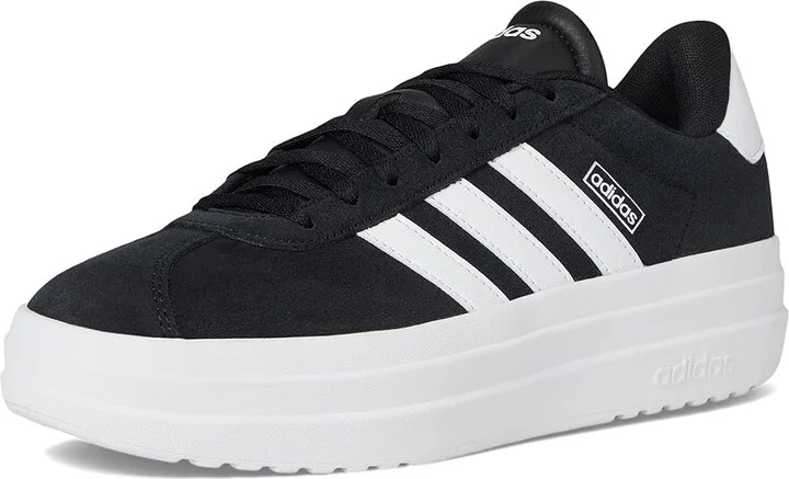adidas VL Court Bold Women's Tennis Shoes Black/White/White : 6 B - Medium - Image 5