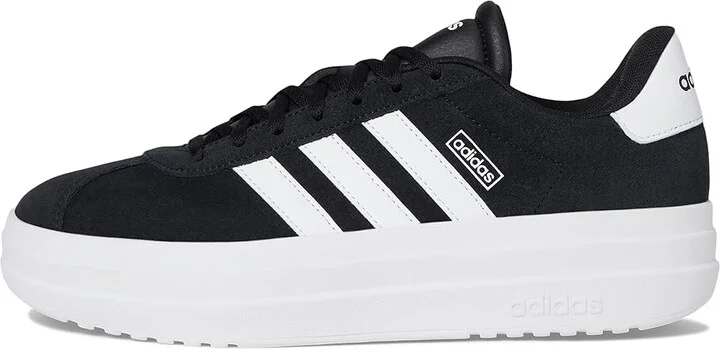 adidas VL Court Bold Women's Tennis Shoes Black/White/White : 6 B - Medium - Image 6