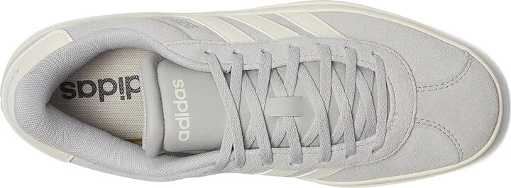 adidas VL Court Bold Women's Tennis Shoes Grey/Off White/White : 8 B - Medium - Image 2
