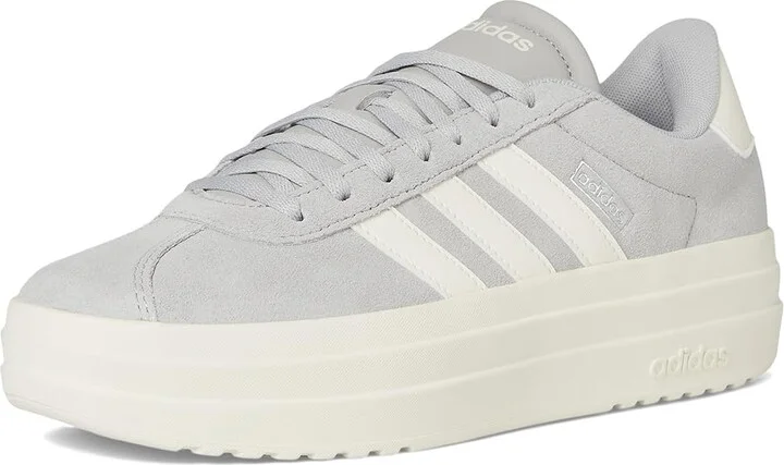 adidas VL Court Bold Women's Tennis Shoes Grey/Off White/White : 8 B - Medium - Image 5