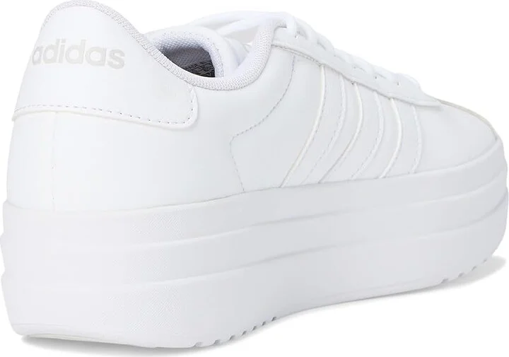 adidas VL Court Women's Shoes White/White/Crystal White : 11 B - Medium, Leather - Image 4