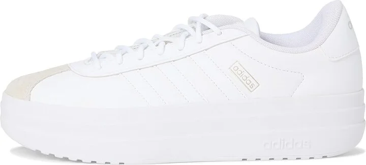 adidas VL Court Women's Shoes White/White/Crystal White : 11 B - Medium, Leather - Image 6