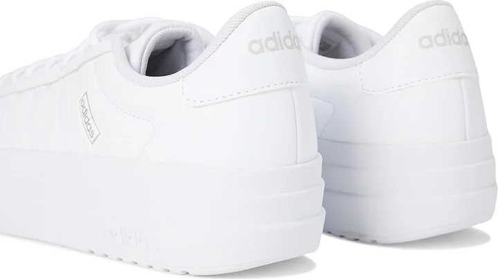adidas VL Court Women's Shoes White/White/Crystal White : 11 B - Medium, Leather - Image 7