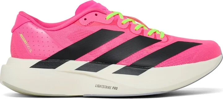 Adidas Women's AdiZero Evo Sl Running Sneakers from Finish Line - Lucid Pink, Core Black - Image 2