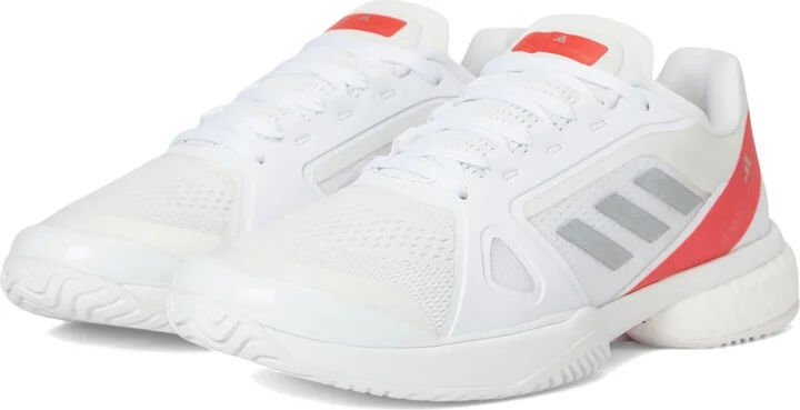 White/Silver Metallic/Lucid Red