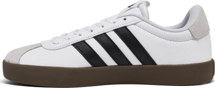 adidas Women's Vl Court 3.0 Casual Sneakers from Finish Line - White, Core Black, Gray - Image 2