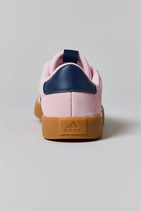 adidas Women's VL Court 3.0 Sneaker in Clear Pink/Legend Ink/Gum - Image 5