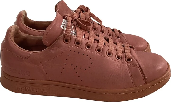 Adidas x Raf Simons Stan Smith Sneakers in Pink Leather