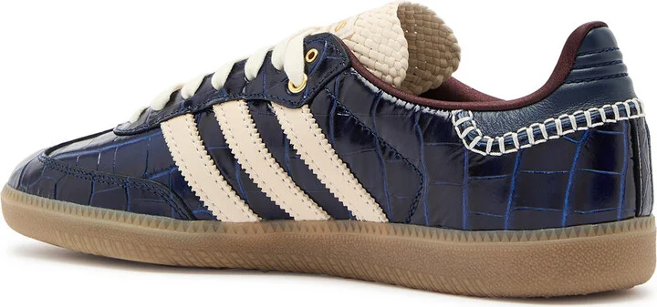 Adidas X Wales Bonner Samba Crocodile-effect Leather Sneakers - Image 2