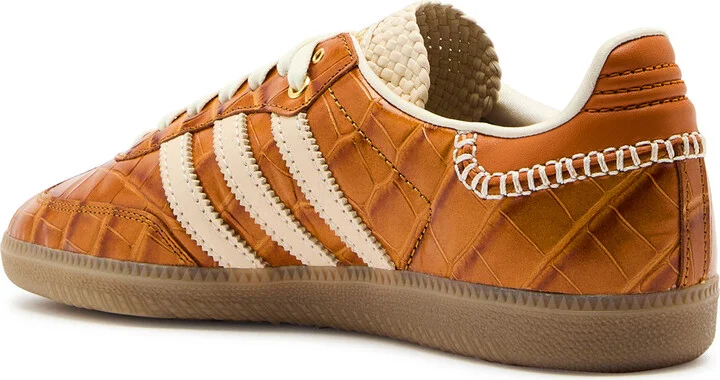 Adidas X Wales Bonner Samba Crocodile-effect Leather Sneakers - Image 2