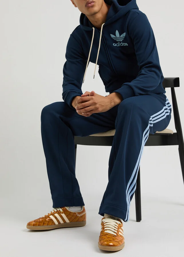 Adidas X Wales Bonner Samba Crocodile-effect Leather Sneakers - Image 5