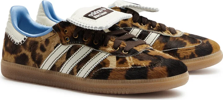 Adidas X Wales Bonner Samba Panelled Calf Hair Sneakers - Image 2