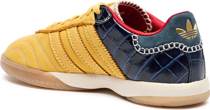 Adidas X Wales Bonner Samba Panelled Suede Sneakers - Image 2