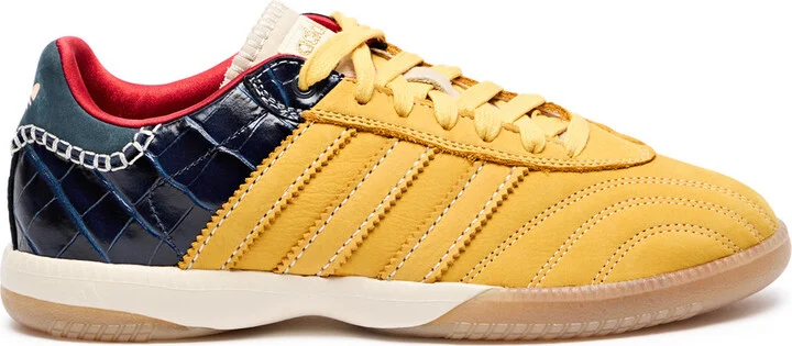 Adidas X Wales Bonner Samba Panelled Suede Sneakers