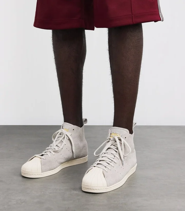 Adidas x Wales Bonner Suede High-Top Sneakers - Image 5