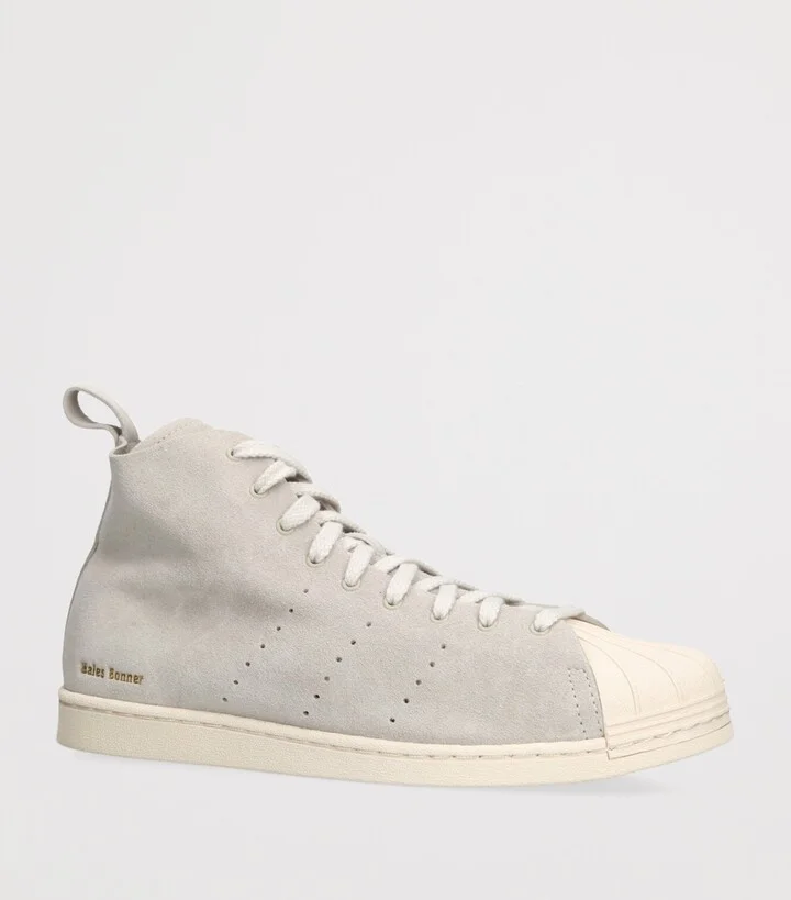 Adidas x Wales Bonner Suede Superstar Hi Sneakers - Image 3