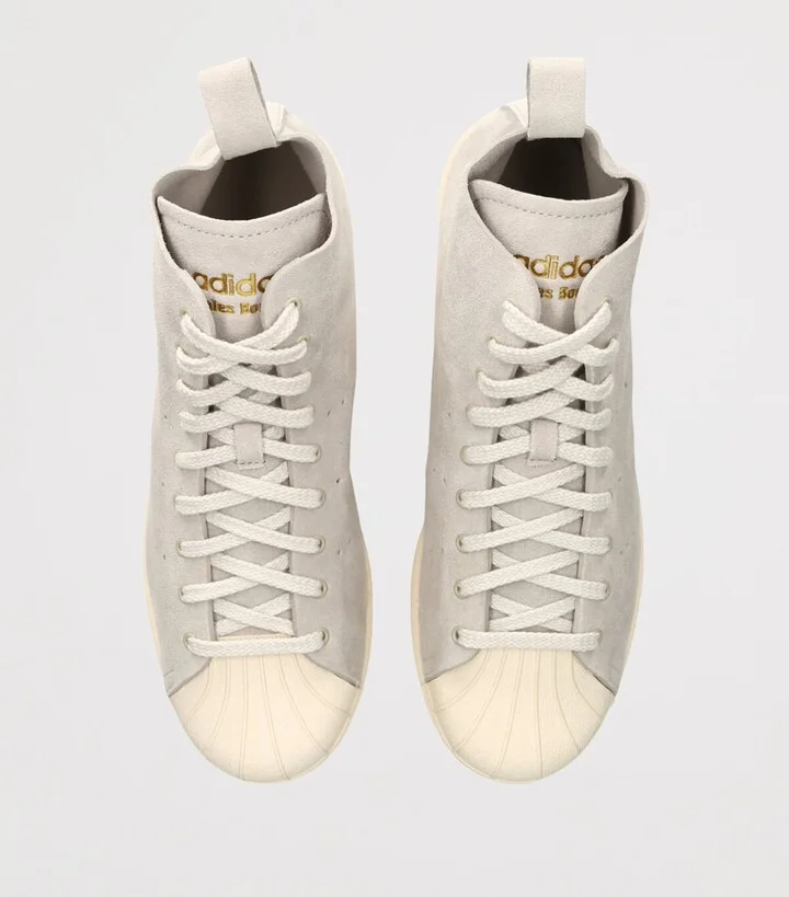 Adidas x Wales Bonner Suede Superstar Hi Sneakers - Image 4
