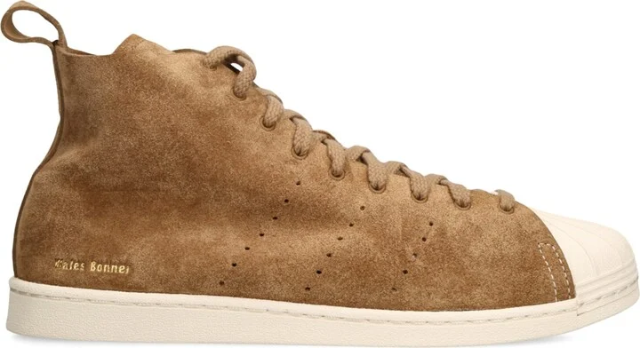Adidas x Wales Bonner Suede Superstar Hi Sneakers