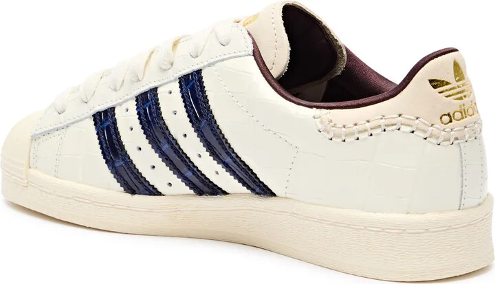 Adidas X Wales Bonner Superstar Crocodile-effect Leather Sneakers - Image 2