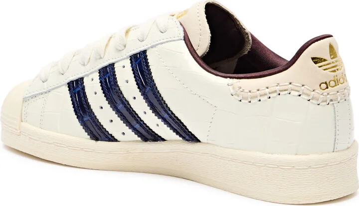 Adidas X Wales Bonner Superstar Crocodile-effect Leather Sneakers - Image 2