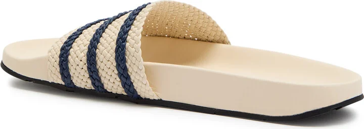 Adidas X Wales Bonner X Wales Bonner Adilette Leather Sliders - Image 2